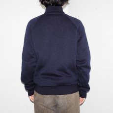 画像4: 70〜80's IZOD LACOSTE リバーシブルニットブルゾン NAVY M (4)