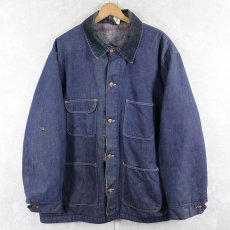 画像1: 70's Wrangler ブランケットライナー デニムカバーオール (1)