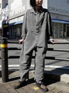 画像1: 50's Canadian MILITARY コットンツイル メカニックオールインワン (1)