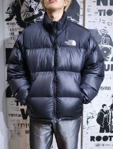 画像1: 90's THE NORTH FACE NUPTSE ダウンジャケット BLACK L (1)