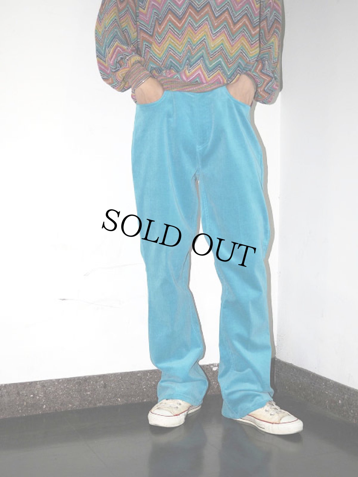 画像1: WINDRIDGE USA製 コーデュロイフレアパンツ W34 (1)