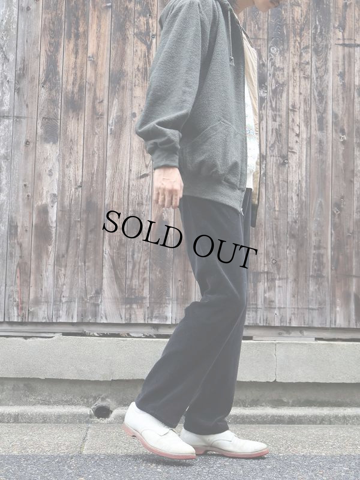 画像1: LAUREN JEANS CO. RALPH LAUREN ベルベットトラウザーズ BLACK W32 (1)