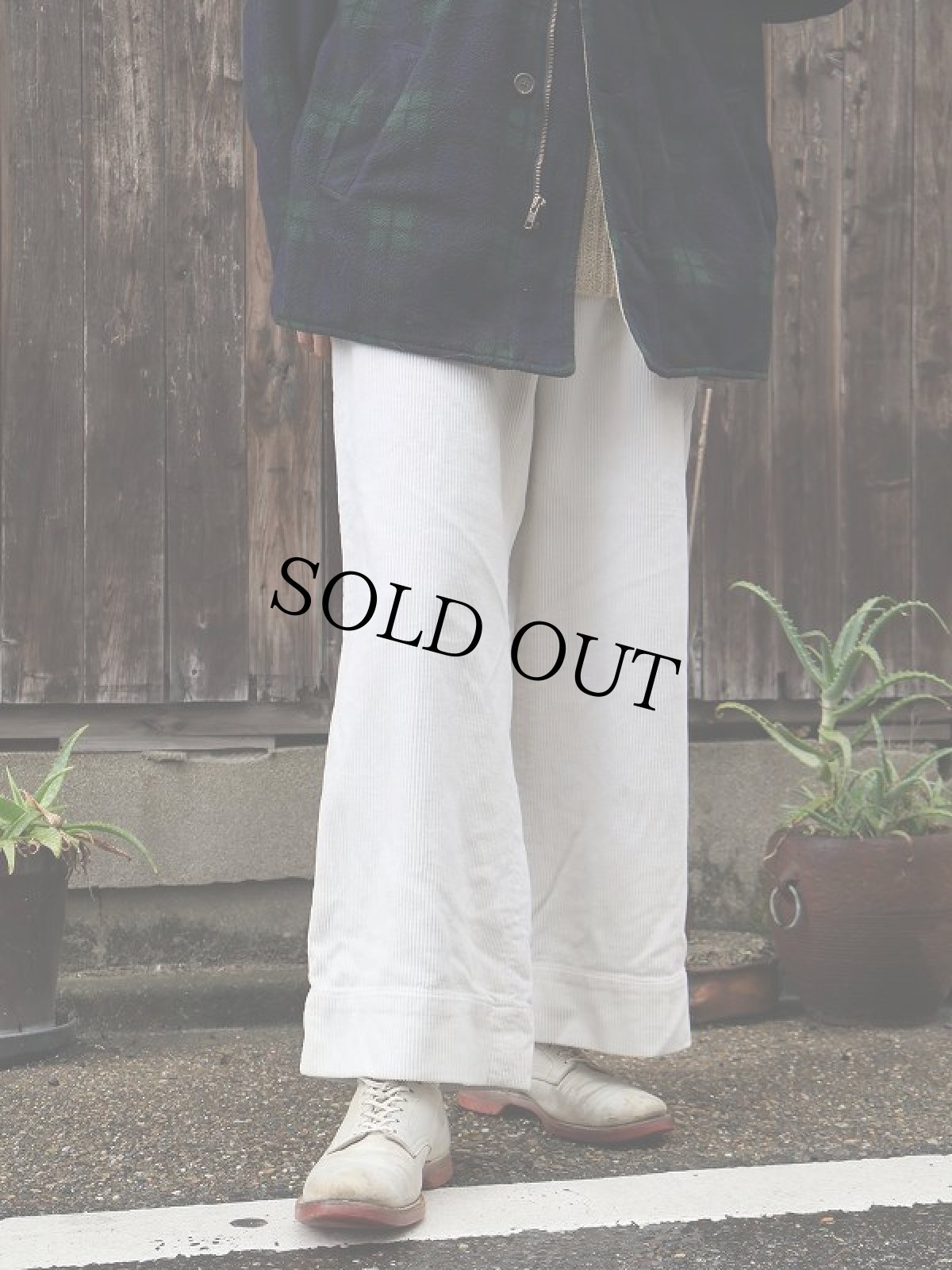 画像1: POLO Ralph Lauren シンチバック付き 太畝 コーデュロイパンツ W38 (1)