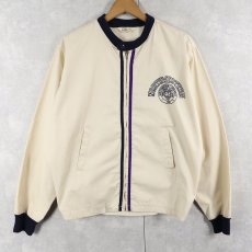 画像1: 60's JEM for JACKETS "NORTHWESTERN” コットンスポーツジャケット (1)