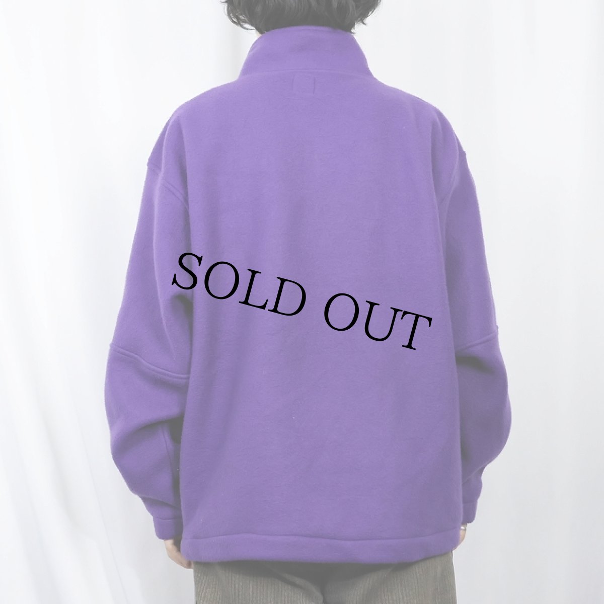 画像3: 90's GAP "ALPINE SERIES" ワッペン付き ハーフジップフリースジャケット M (3)