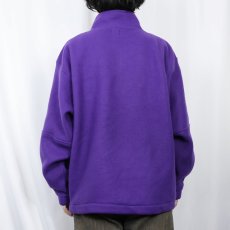 画像3: 90's GAP "ALPINE SERIES" ワッペン付き ハーフジップフリースジャケット M (3)