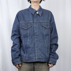 画像2: 70's STOREBRAND キルティングライナー デニムジャケット (2)