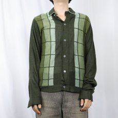 画像2: 70's〜 Casa De Lorenza ニットカーディガン M (2)