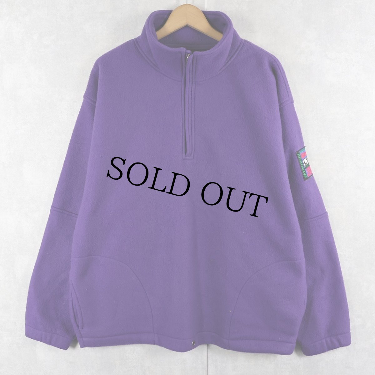 画像1: 90's GAP "ALPINE SERIES" ワッペン付き ハーフジップフリースジャケット M (1)