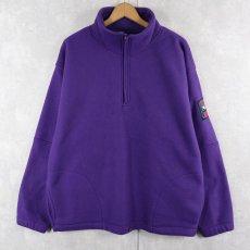 画像1: 90's GAP "ALPINE SERIES" ワッペン付き ハーフジップフリースジャケット M (1)