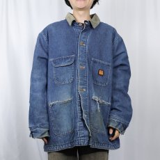 画像2: 80's BIG BEN USA製 ブランケットライナー デニムカバーオール SIZE52 (2)