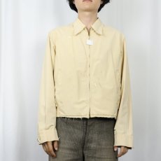 画像2: 40〜50's BLOCK Tailored Sportswear コの字エンド コットンポリエステルスポーツジャケット (2)