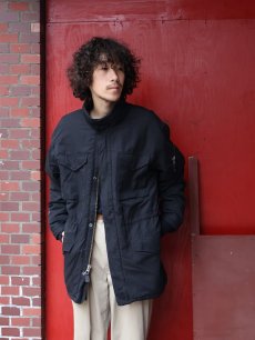 画像1: POLO Ralph Lauren “M-65 TYPE” コットンナイロン フィールドジャケット BLACK XL (1)