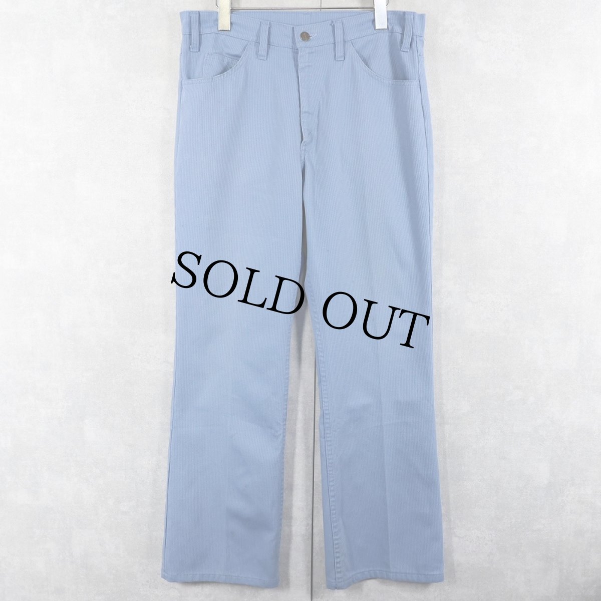 画像2: 80's Levi's "STA-PREST" コットンピケパンツ W33 (2)