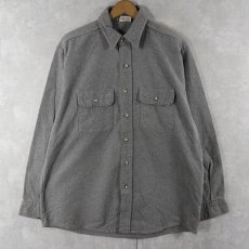 画像1: 90's FIVE BROTHER USA製 シャモアクロスシャツ L (1)
