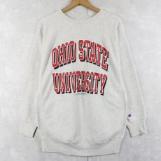 画像1: 90's Champion REVERSE WEAVE "OHIO STATE UNIVERSITY" プリントスウェット XL (1)