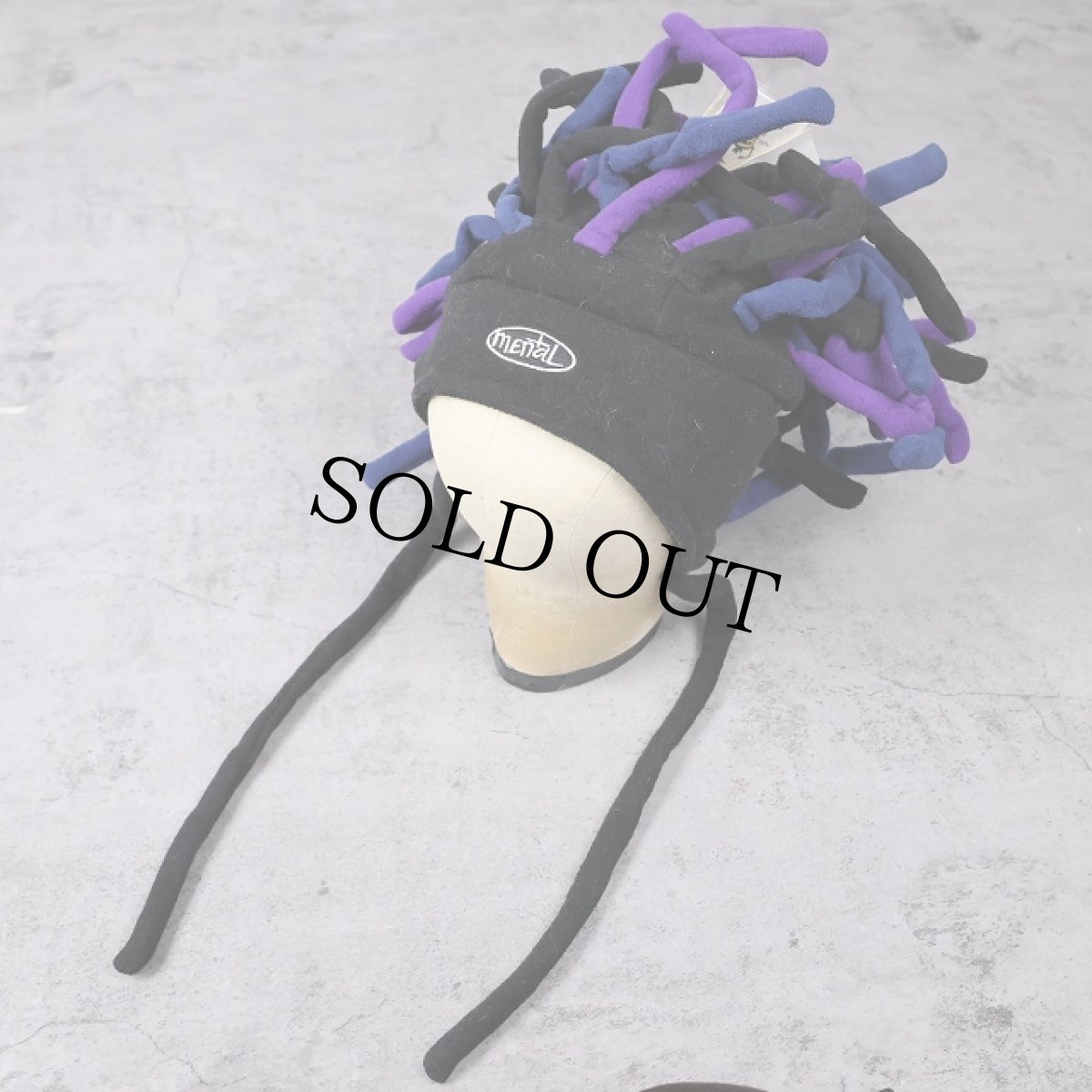 画像1: mental ファニーデザイン フリースキャップ  タグ付き未使用 (1)