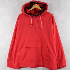 画像1: 90's GAP ハーフジップ ナイロンアノラックパーカー L (1)