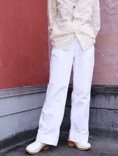 画像1: 60〜70's AU MOLINEL FRANCE製 コットンワークパンツ W34 (1)