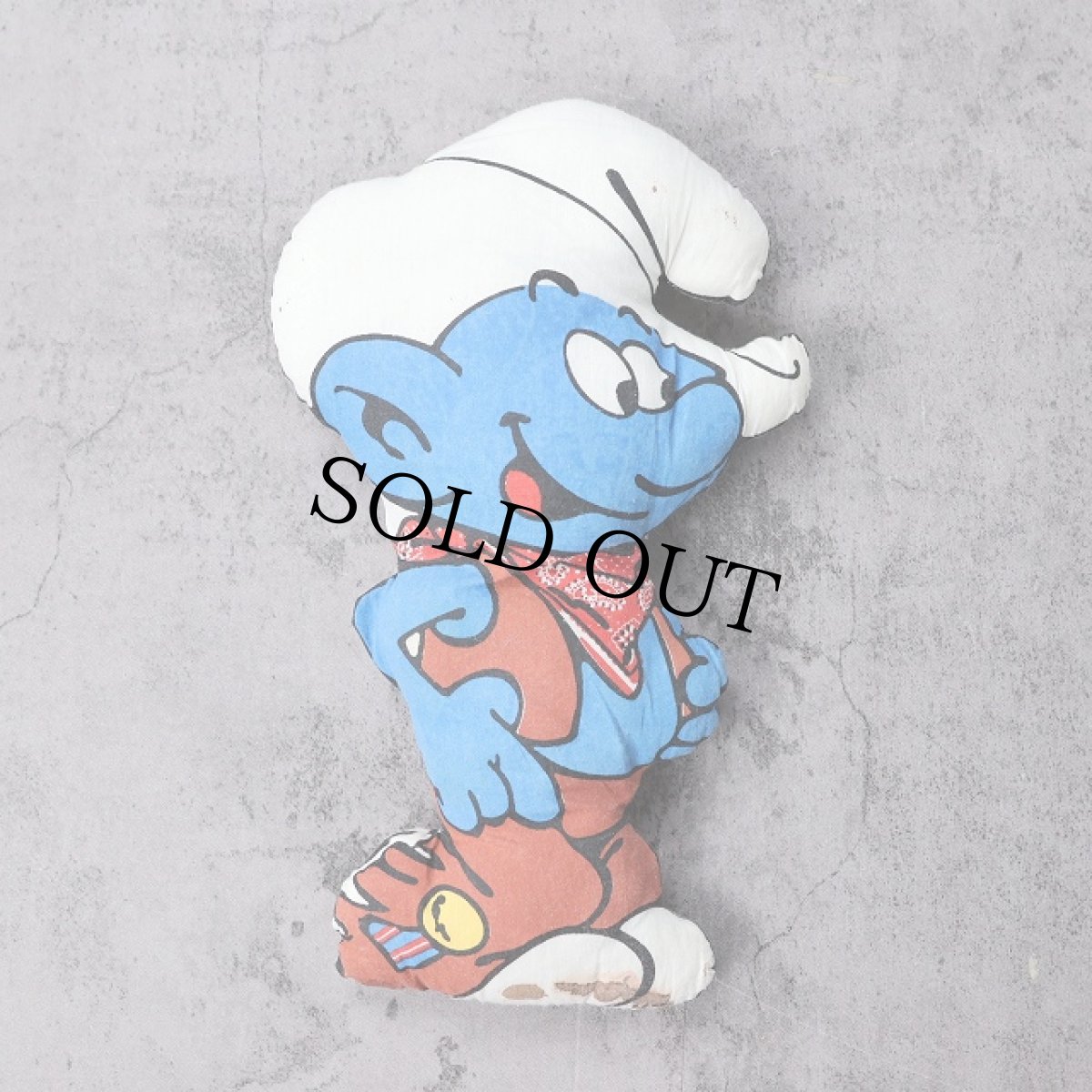 画像1: 80's SMURFS キャラクターピロードール (1)