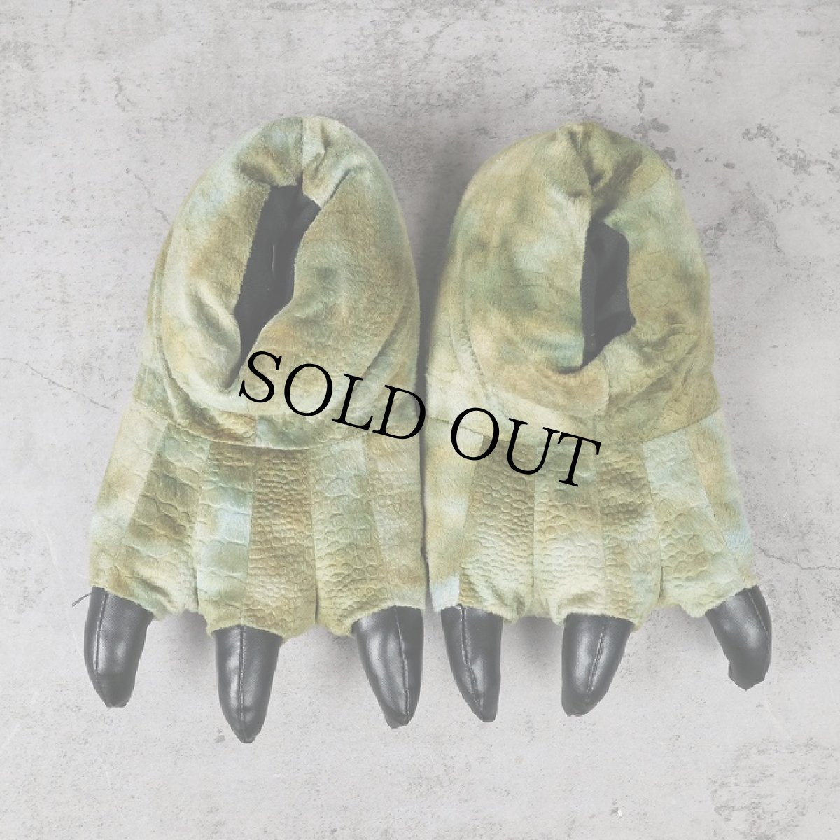 画像1: 恐竜デザイン ルームシューズ 29cm (1)