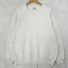 画像1: 90's RUSSELL ATHLETIC USA製 前V 無地スウェット XXL (1)