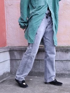 画像2: 2000's Levi's 501 USA製 "サルファブラック" ブラックデニムパンツ W31 (2)