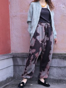 画像1: MISSGUIDED ブリーチ加工 スウェットパンツ BLACK SIZE12 (1)