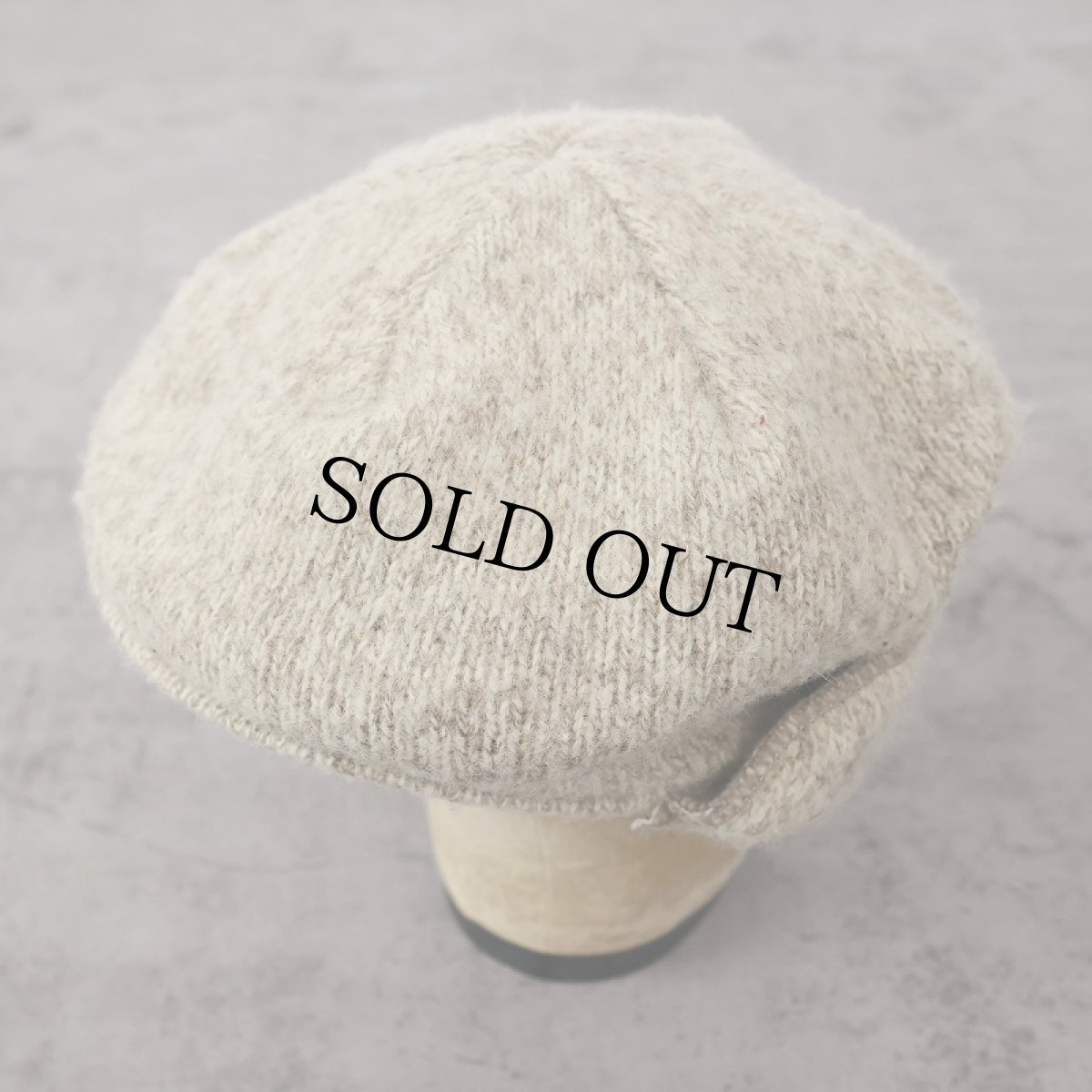 画像1: 80's L.L.Bean USA製 耳当て付き ウールニットキャスケット (1)