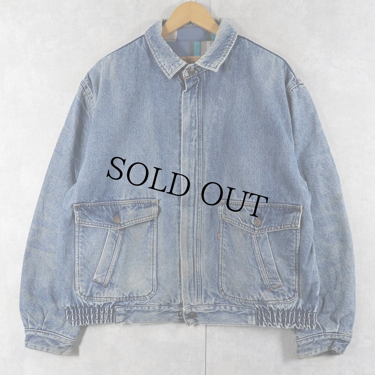 画像1: 90's Levi's "A-2 TYPE" デニムジャケット L (1)