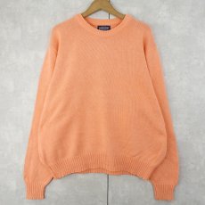 画像1: 90's LANDS' END USA製 コットンニットセーター XL (1)