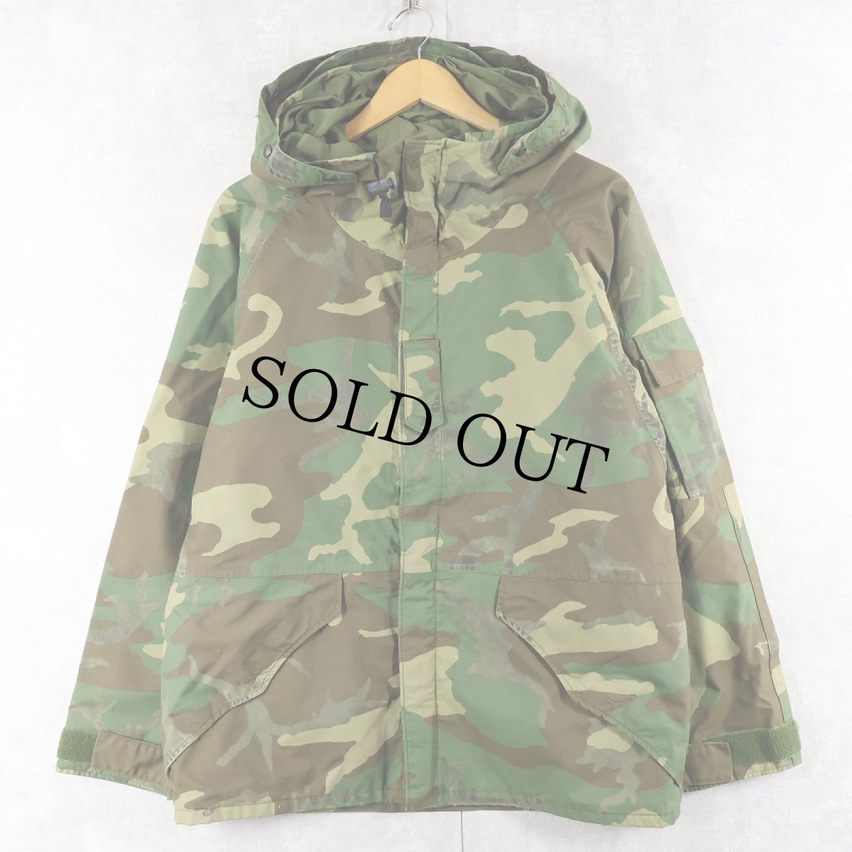 画像1: 90's U.S.MILITARY ECWCS GEN1 ウッドランドカモ GORE-TEXパーカ MEDIUM-SHORT (1)