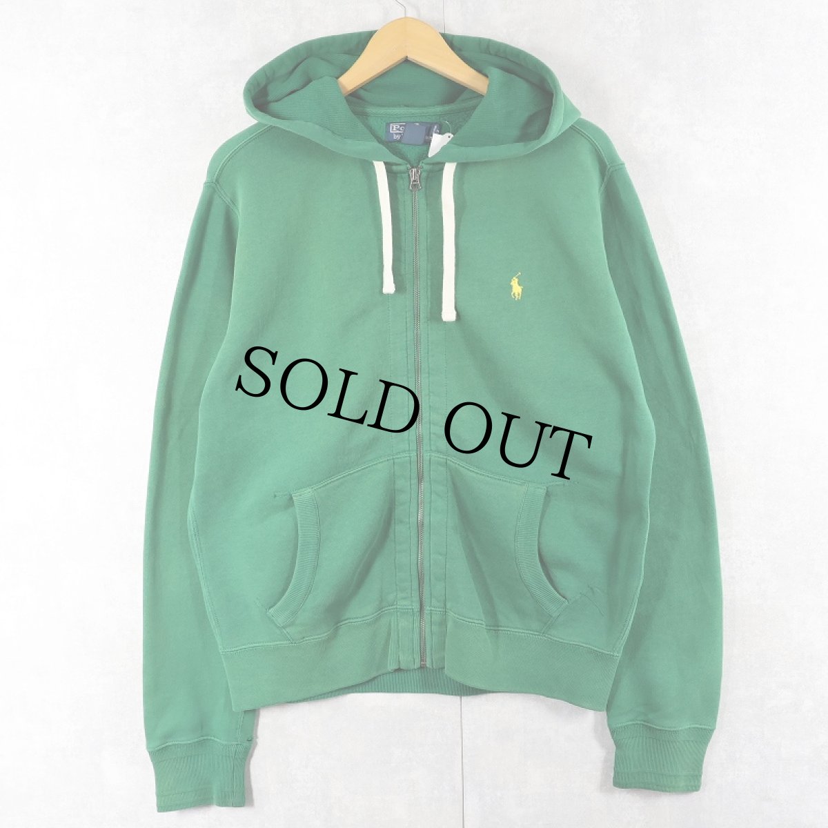 画像1: POLO Ralph Lauren スウェットジップパーカー M (1)