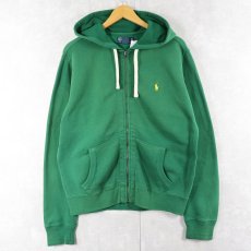 画像1: POLO Ralph Lauren スウェットジップパーカー M (1)