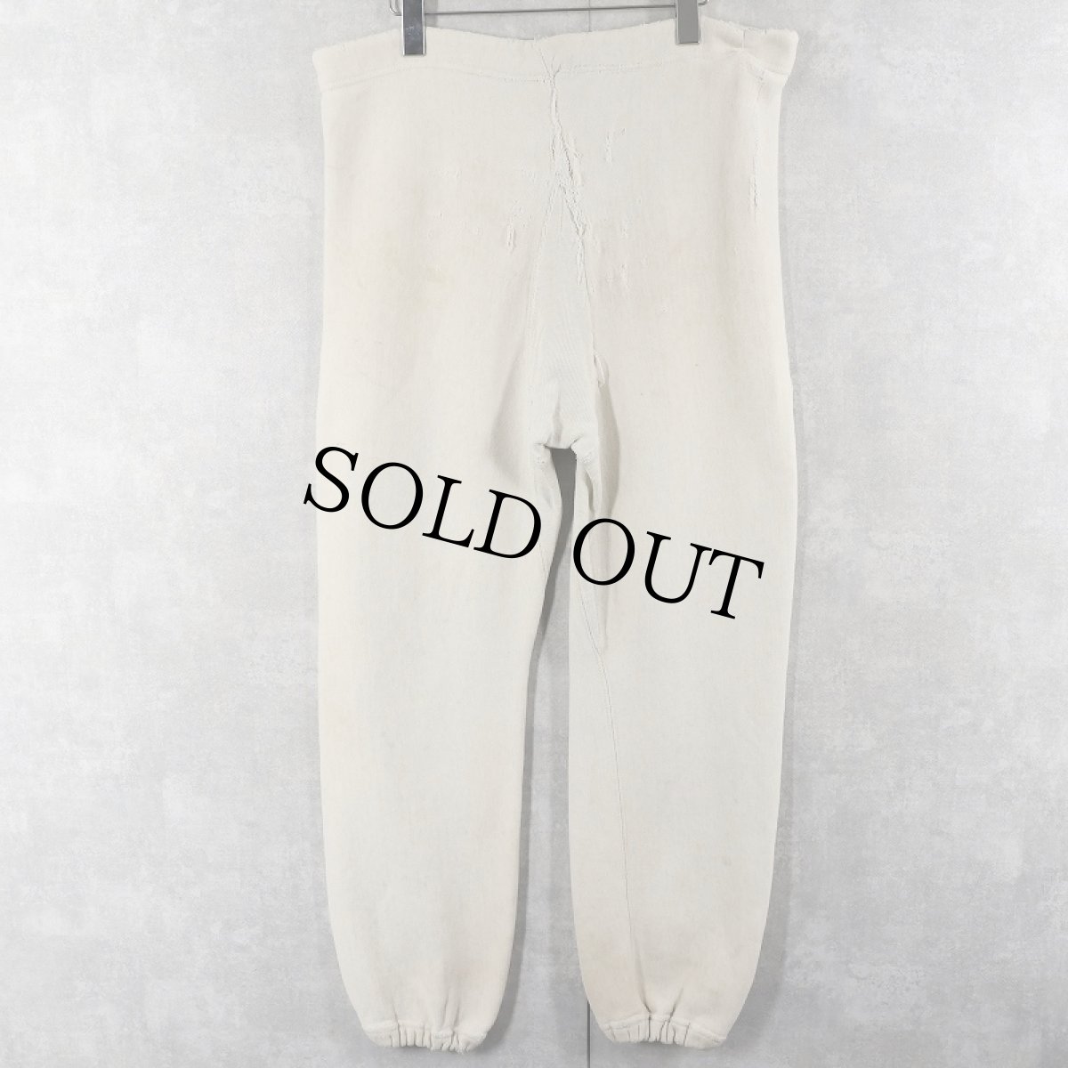 画像3: 70's "MORRIS HARVEY 112 ATHLETIC DEPARTMENT" 染み込みプリントスウェットパンツ  (3)