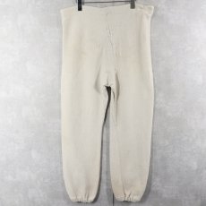 画像2: 70's "MORRIS HARVEY 112 ATHLETIC DEPARTMENT" 染み込みプリントスウェットパンツ  (2)