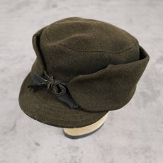 画像1: 〜50's JAPAN VINTAGE ウールスキーキャップ KHAKI (1)