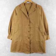 画像1: 40's BRITISH ARMY Women Drill Coat SIZE 9 (1)