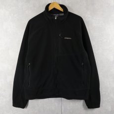 画像1: 2000's Patagonia ライトウェイト R4 フリースジップジャケット BLACK XL  (1)