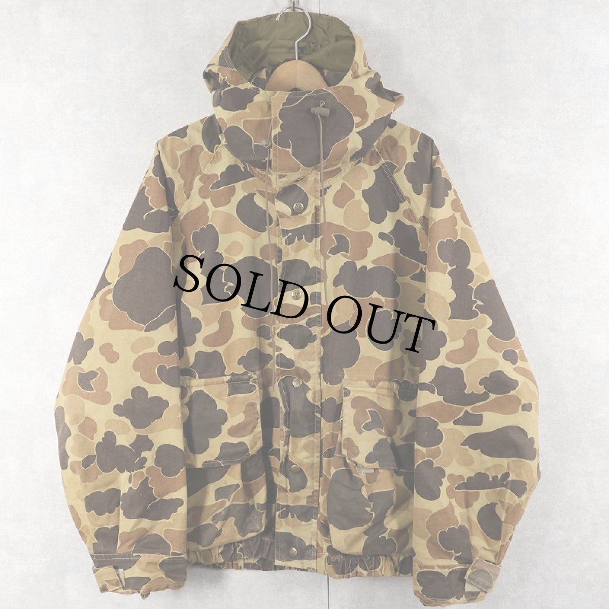 画像1: 80's Columbia USA製 GORE-TEX "Thinsulate 3M" ダックハンターカモ柄 マウンテンパーカー L  (1)