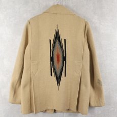 画像2: 60's ORTEGA'S  チマヨウールジャケット M (2)