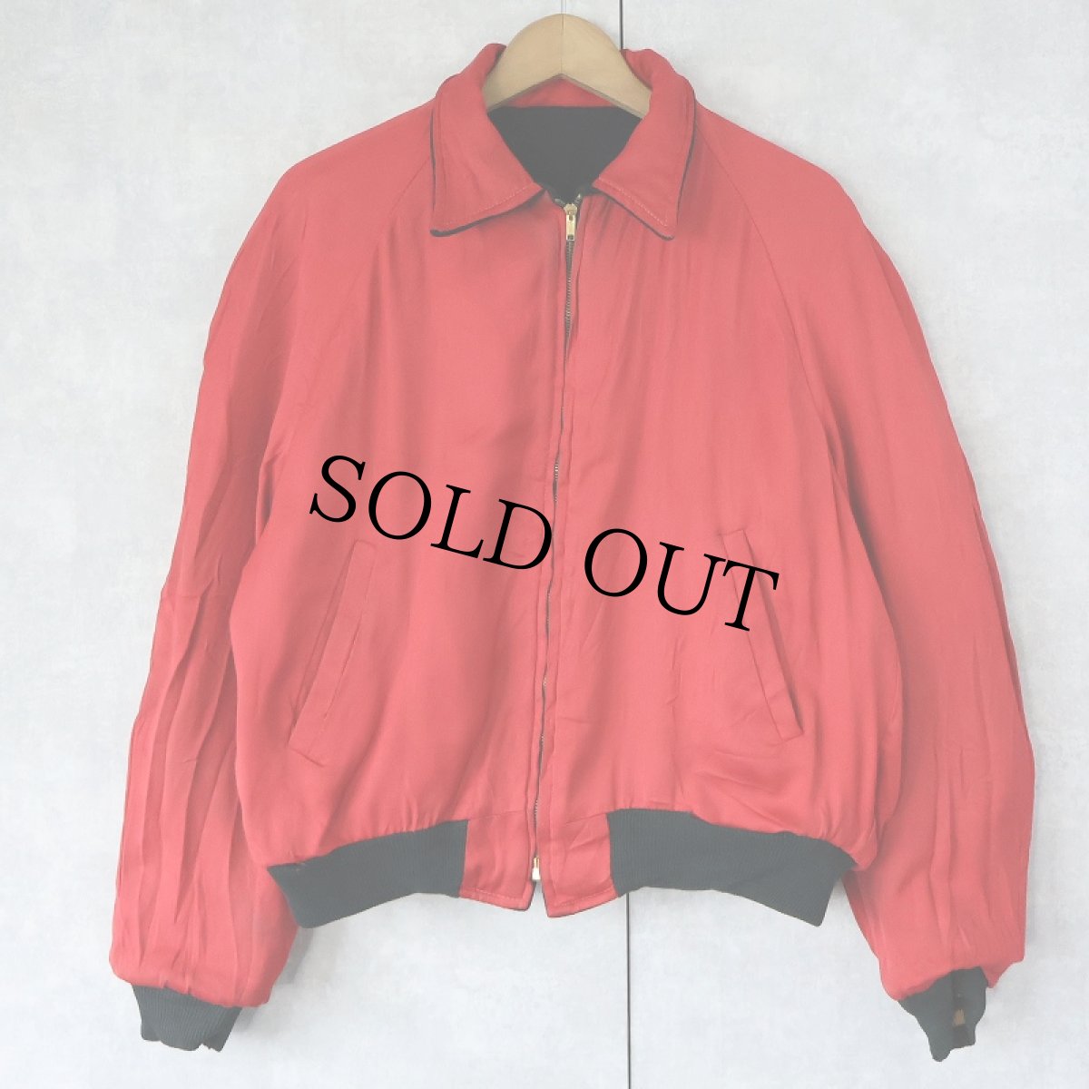 画像2: 60's サイドライン リバーシブルウール×コットンジャケット (2)