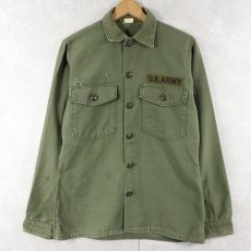 画像1: 70's U.S.ARMY ユーティリティシャツ SIZE14 1/2×33 (1)