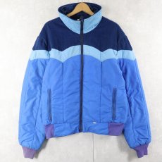 画像1: 70's Levi's USA製 切り替えデザイン 中綿入り ナイロン×コーデュロイスキージャケット XL (1)