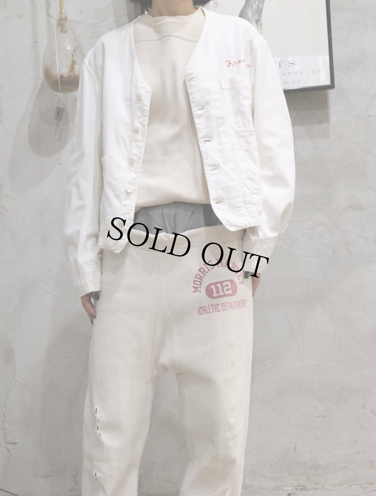 画像1: 40's〜 コットン ショートワークジャケット (1)