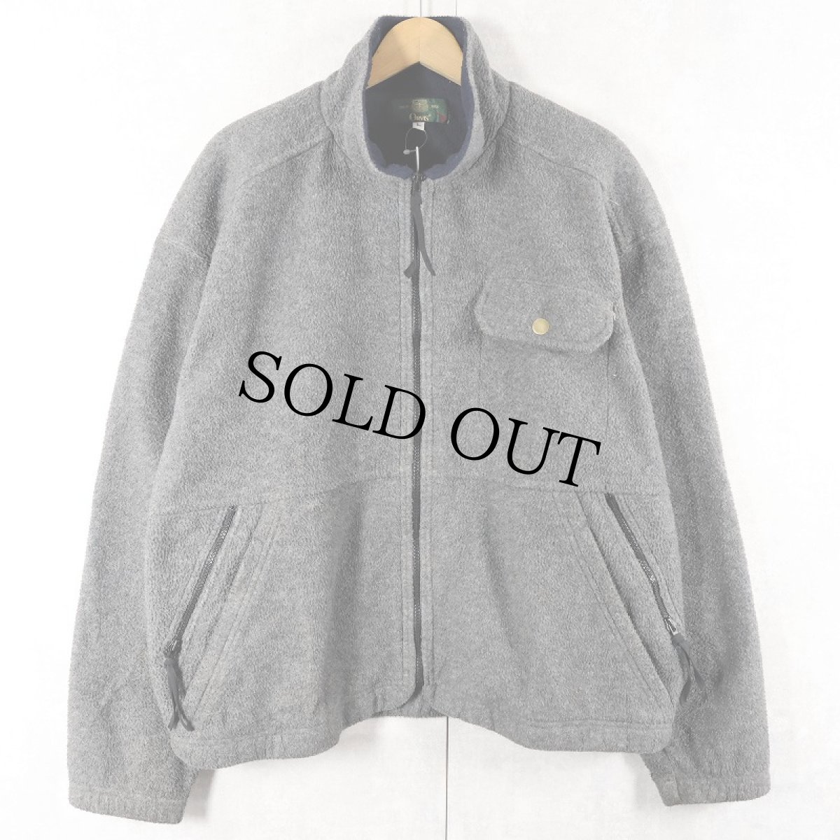 画像1: 90's ORVIS USA製 フリースジップジャケット L  (1)