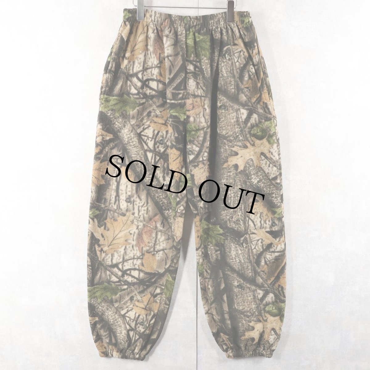画像1: BIG BILL リアルツリーカモ柄 フリースパンツ (1)