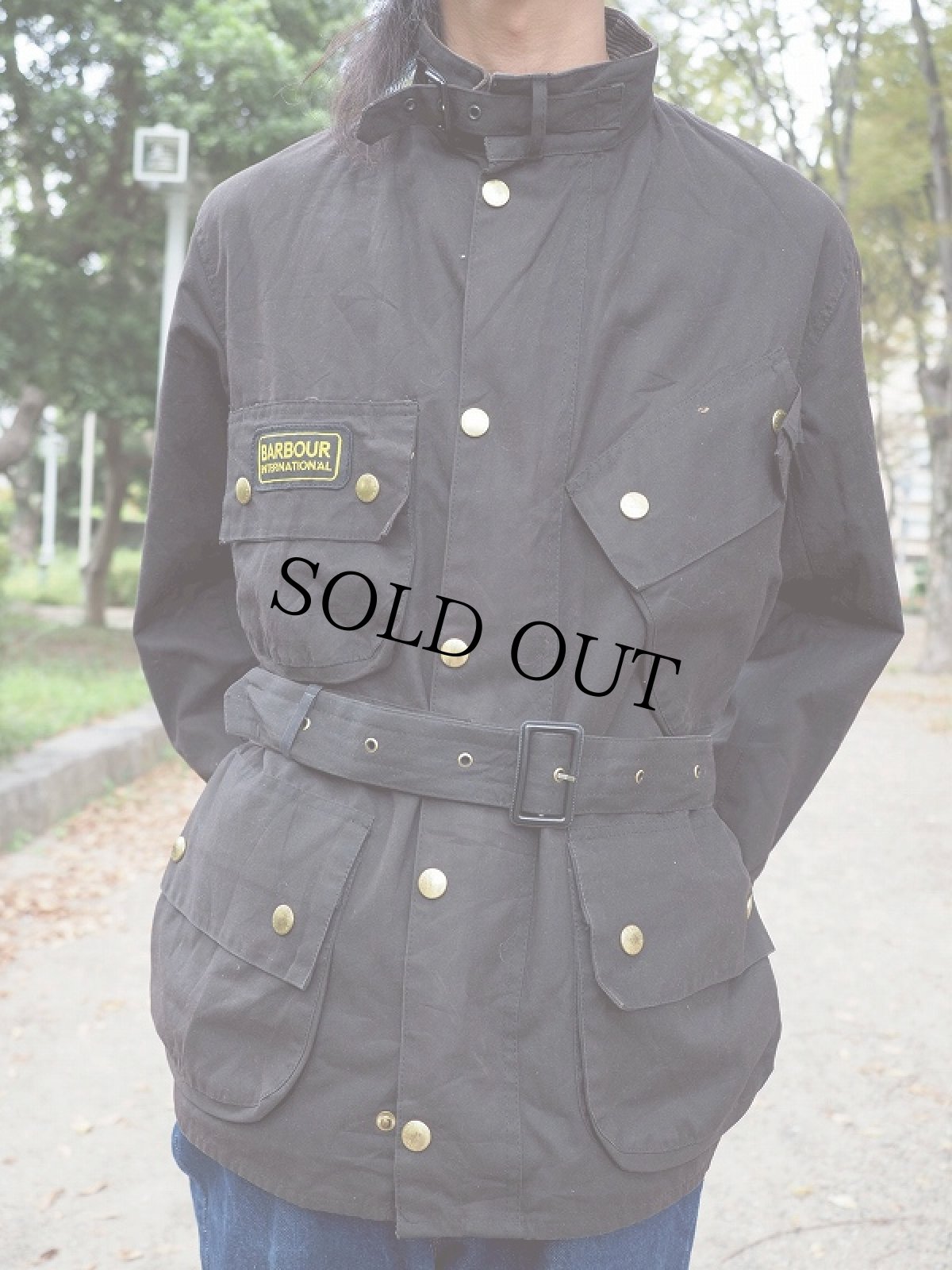 画像1: Barbour ENGLAND製 "INTERNATIONAL" オイルドジャケット BLACK (1)
