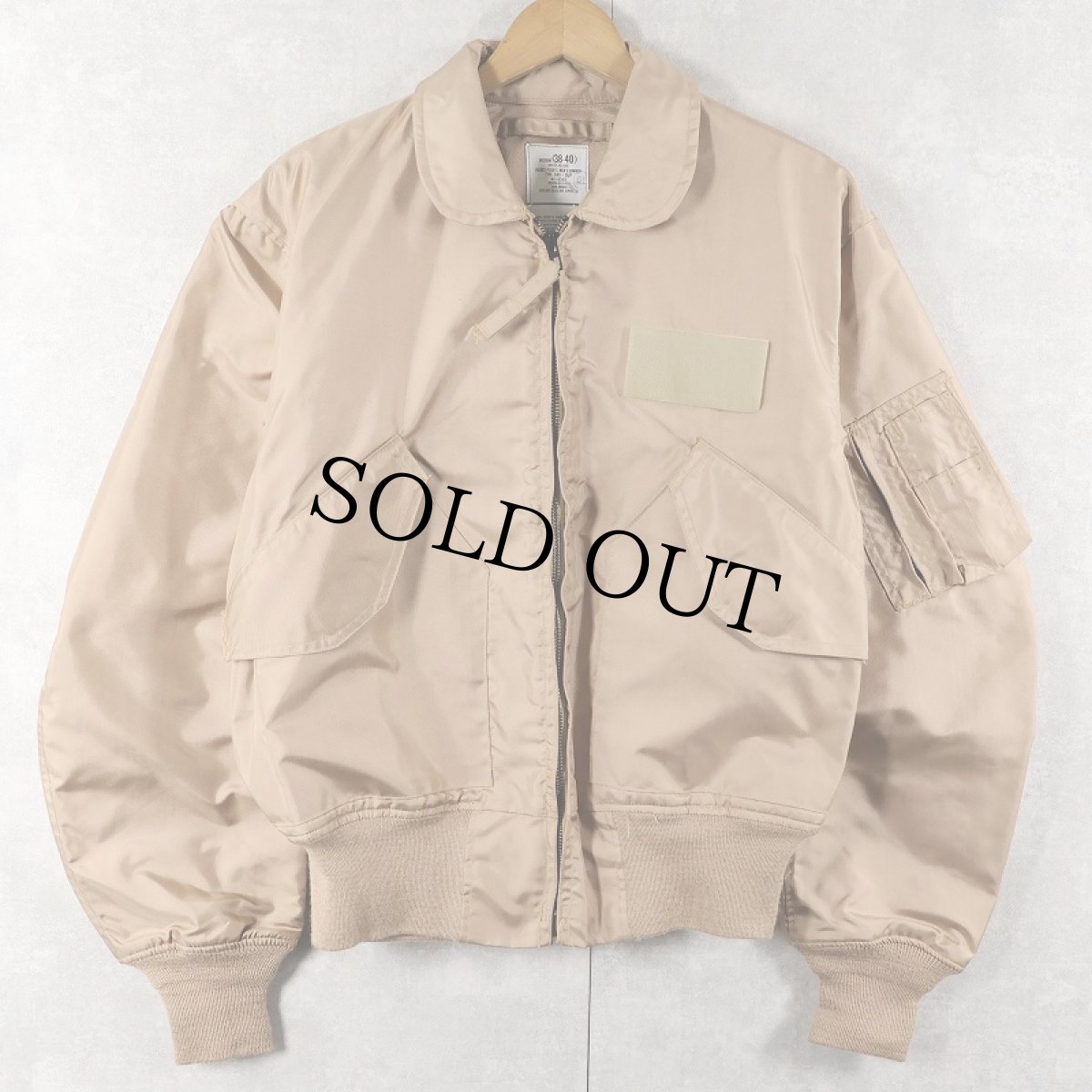 画像1: 2000's U.S.AIR FORCE CWU-36/P "TAN" フライトジャケット MEDIUM (1)