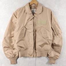 画像1: 2000's U.S.AIR FORCE CWU-36/P "TAN" フライトジャケット MEDIUM (1)